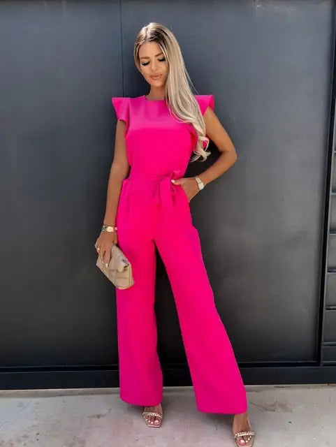 Chic Women’s Jumpsuit – Elegant One-Piece for Summer & Evenings