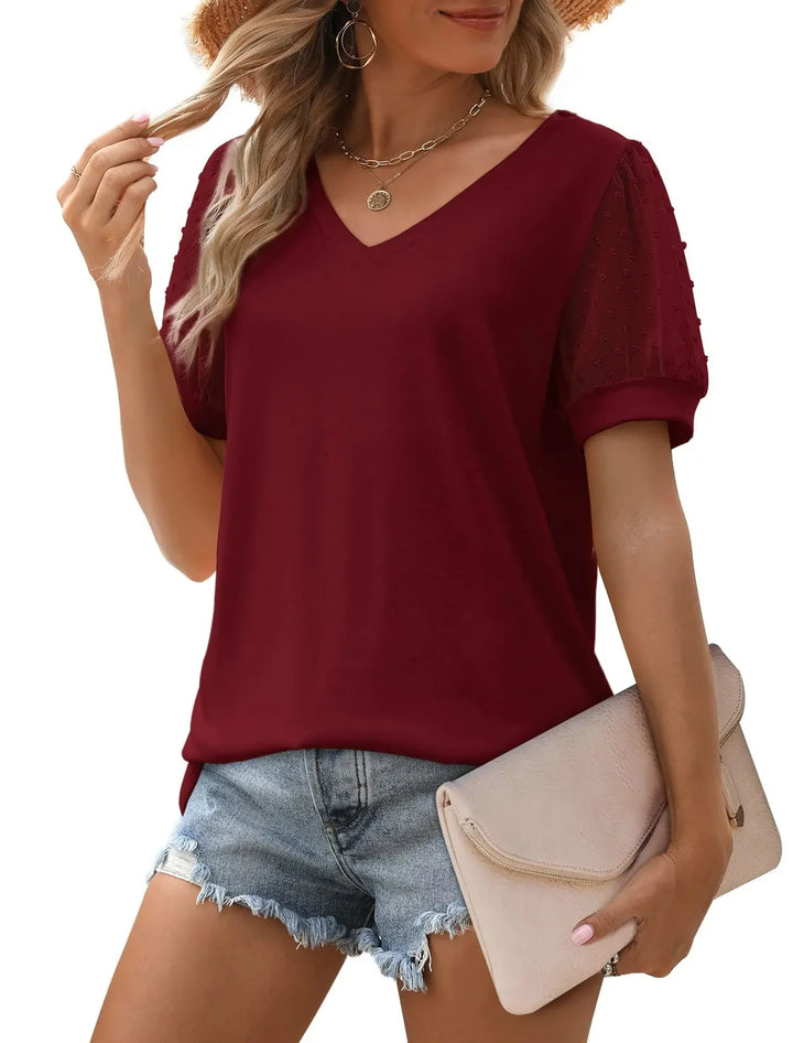 Isla – Casual V-Neck T-Shirt for Women