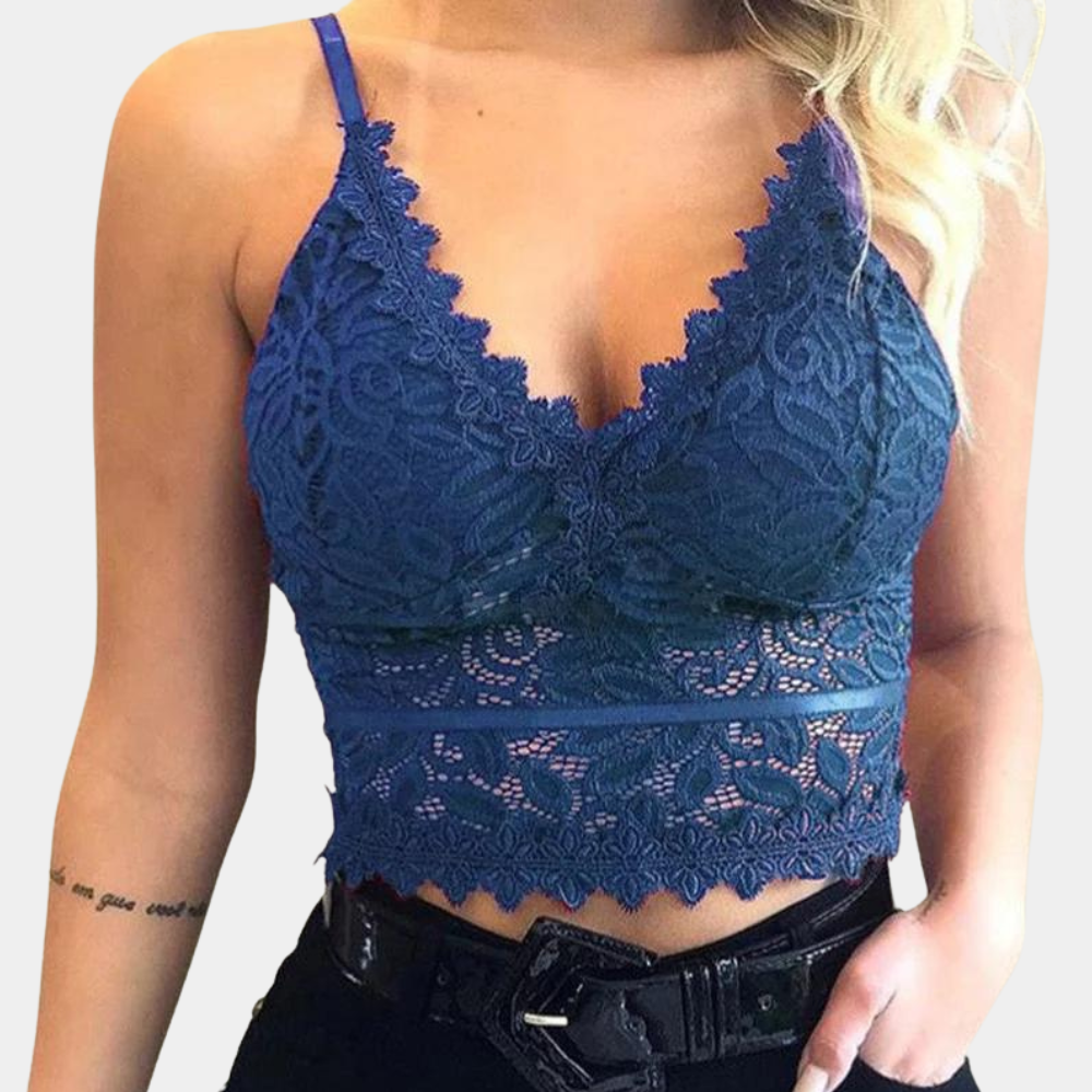 Luna – Lace Bralette Crop Top