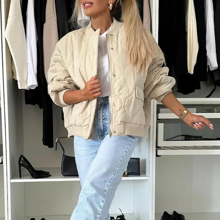 Naya – Quilted Bomber Jacket for Women