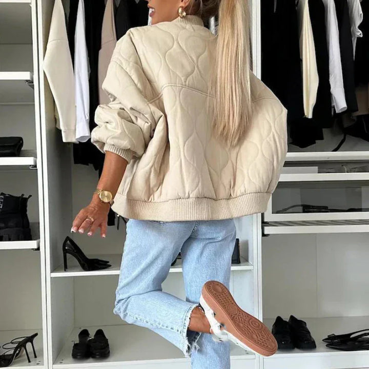 Naya – Quilted Bomber Jacket for Women