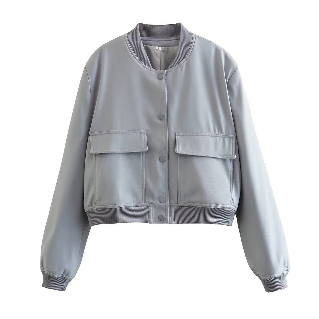 Livia – Cropped Streetstyle Bomber Jacket
