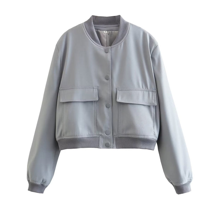 Livia – Cropped Streetstyle Bomber Jacket