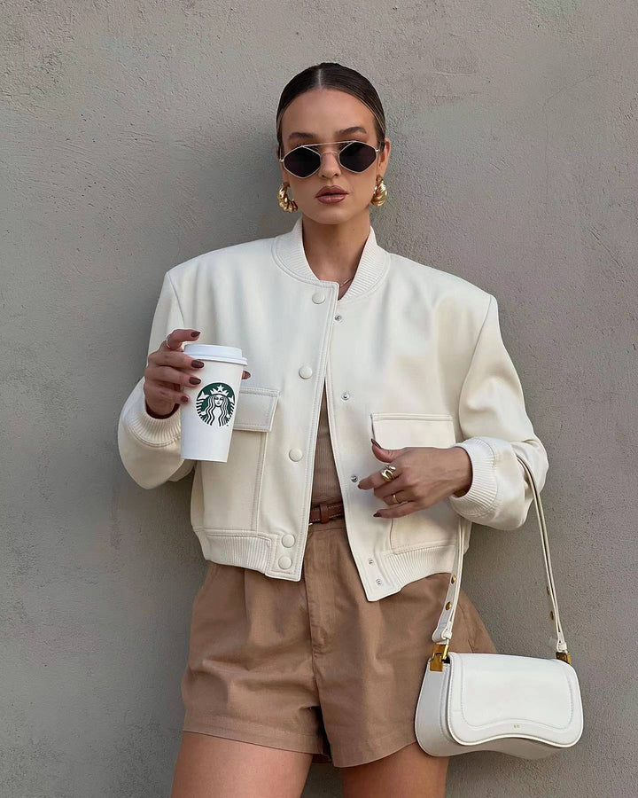 Livia – Cropped Streetstyle Bomber Jacket