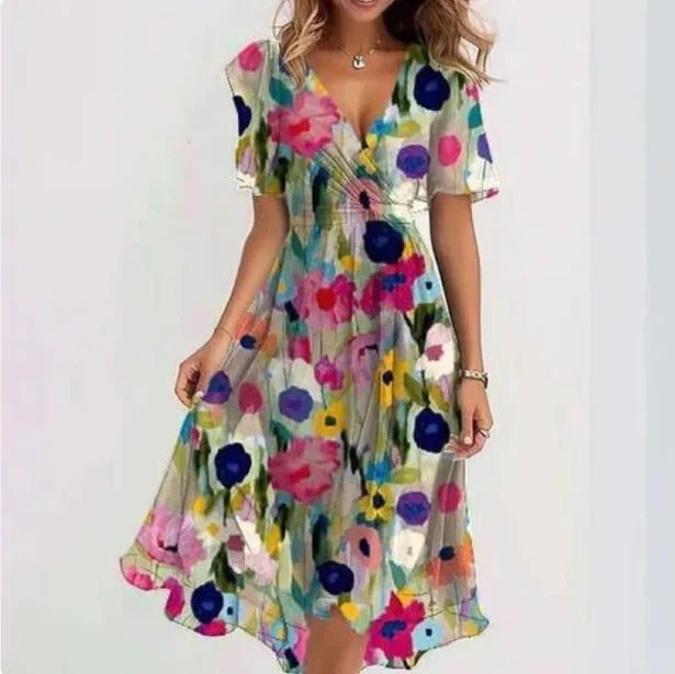 LAYLA – Floral Flowy Midi Dress